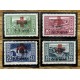 ALBANIA 1920 Yv 140/3 SERIE COMPLETA NUEVAS CON GOMA CRUZ ROJA 70 euros